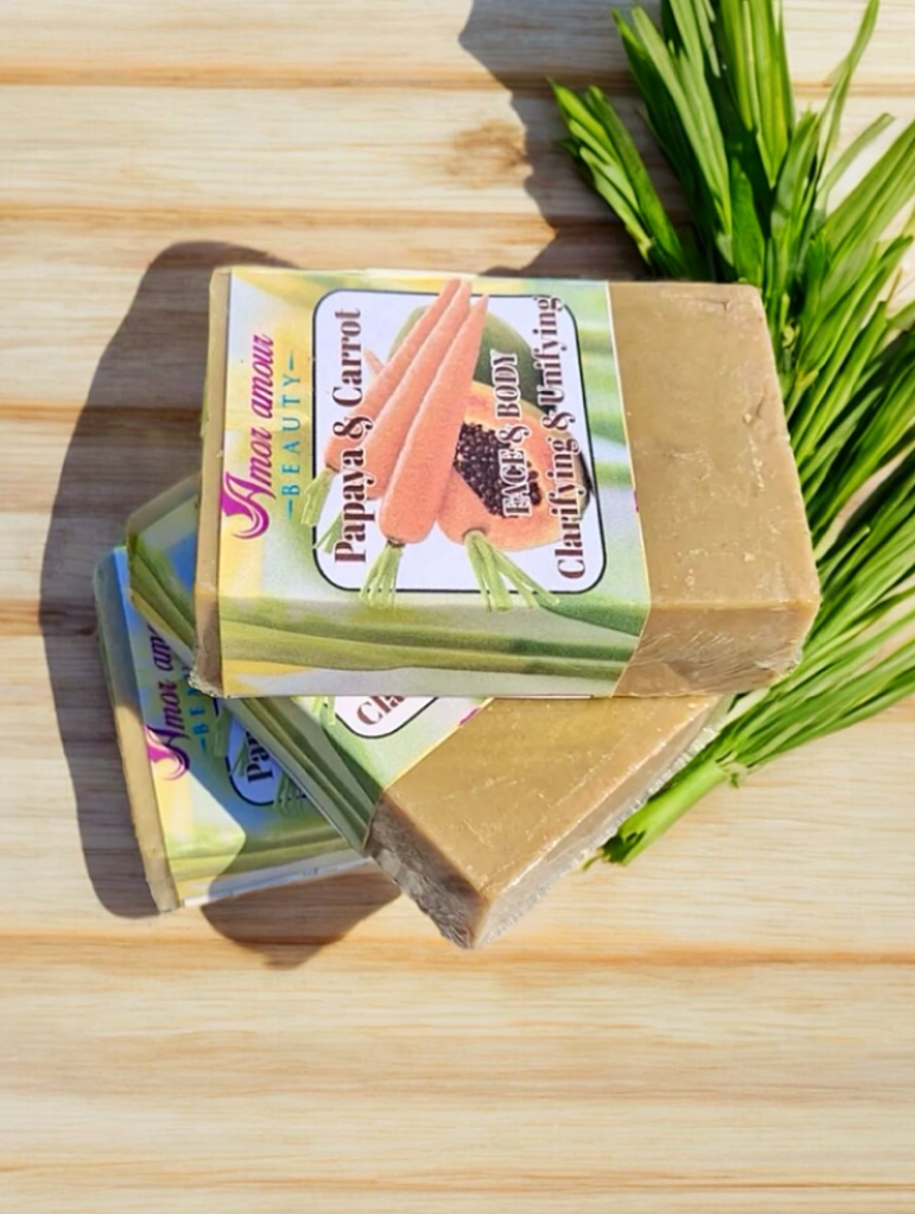 Papaya & Carrot Soap. 3-Park