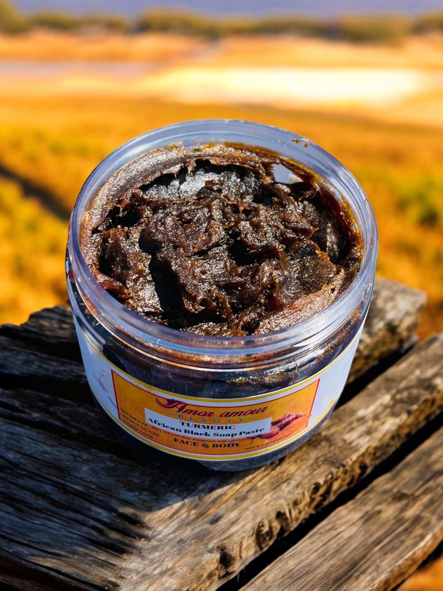 Turmeric African Black Paste Soap - Image 2
