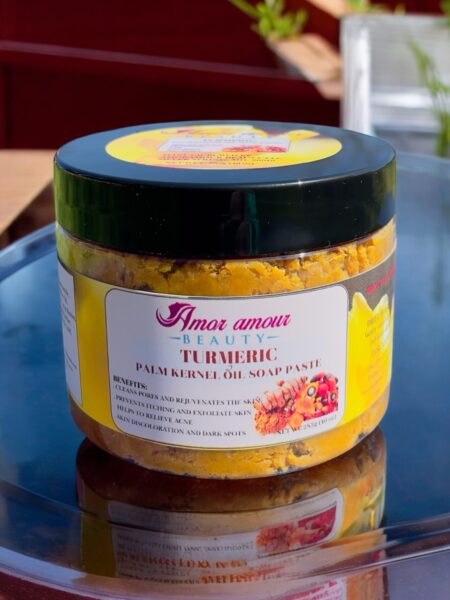Turmeric & Palm Kernel  Oil Paste Soap,