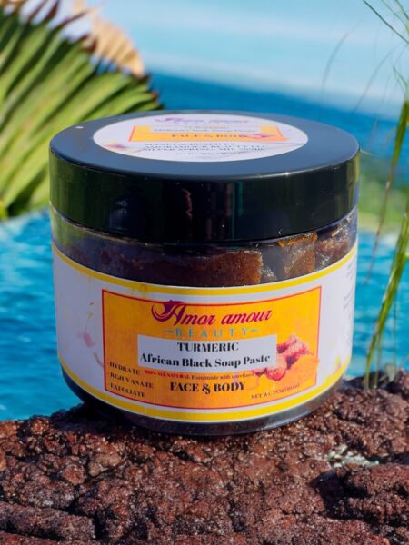 Turmeric African Black Paste Soap