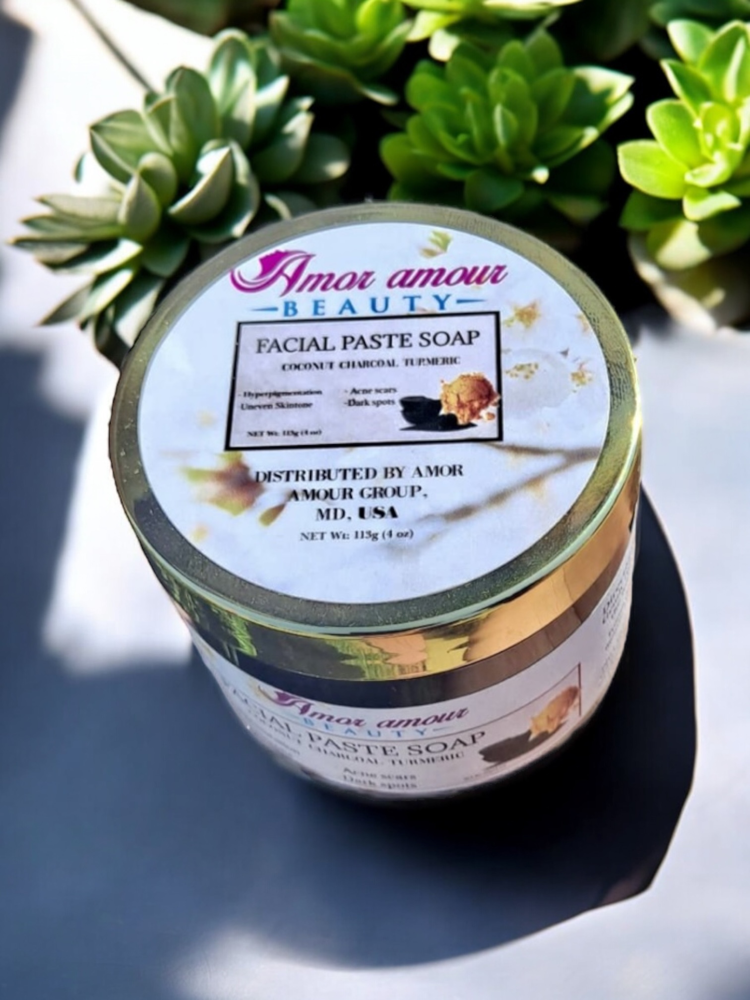 Coconut Charcoal & Turmeric Black Paste Soap