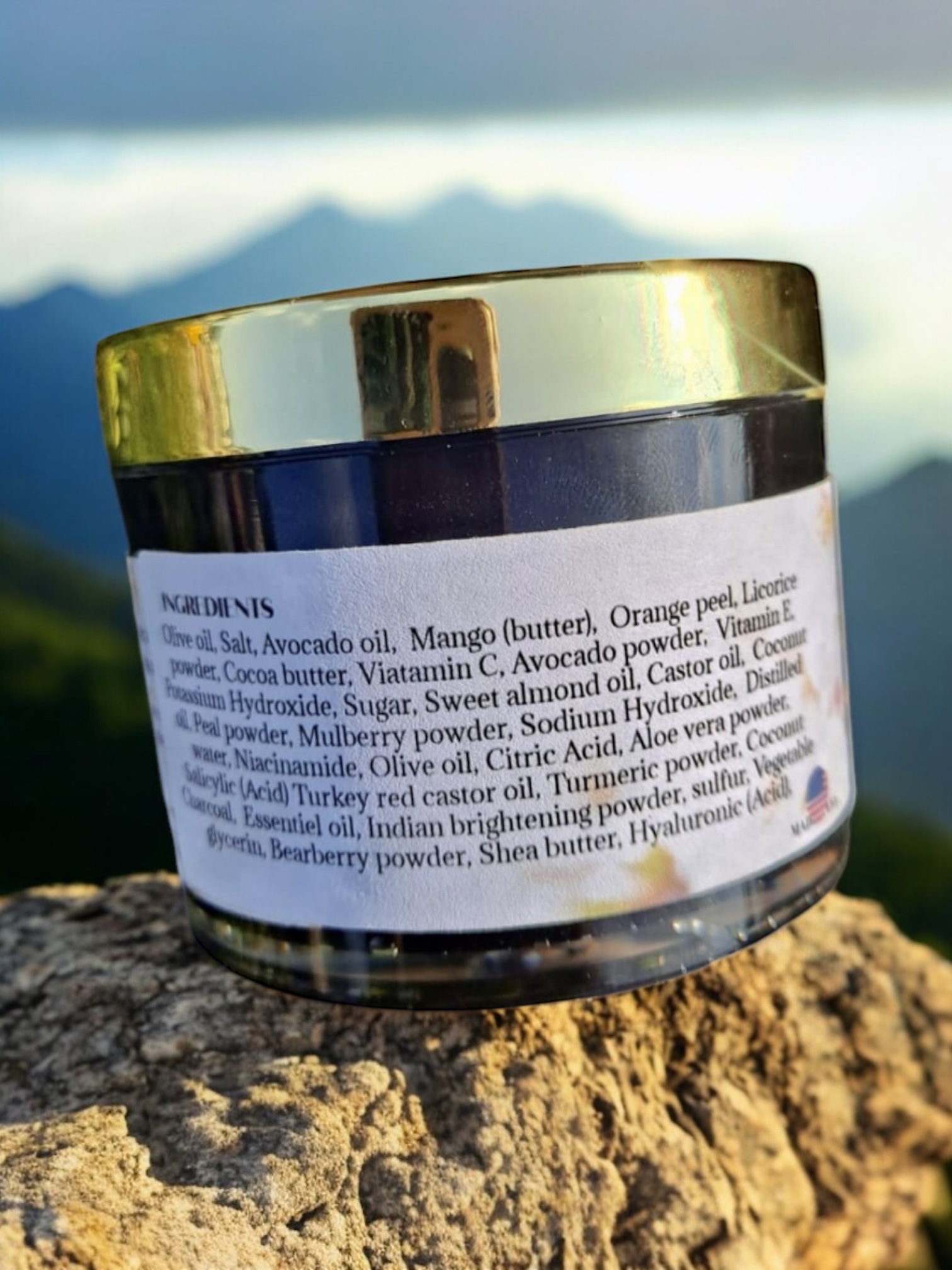 Coconut Charcoal & Turmeric Black Paste Soap - Image 2
