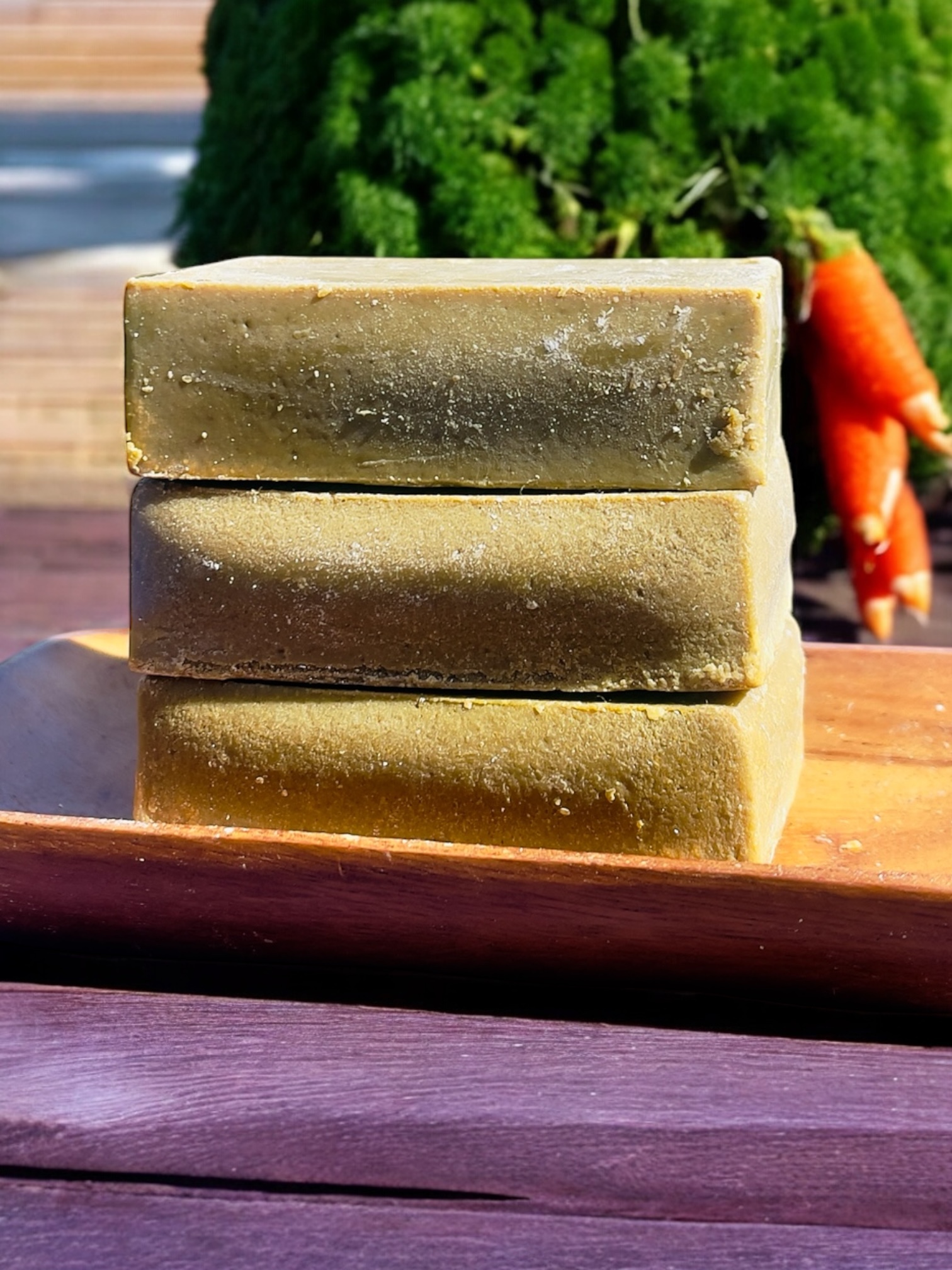 Activated Charcoal, Aloe Vera & Cinnamon, papaya carrot. Soap-3 Park - Image 2
