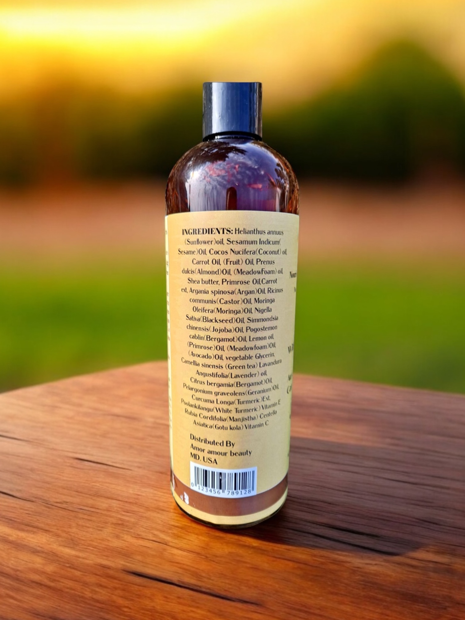 Turmeric Carrot seed & Fruit extract Body Oil - Image 2