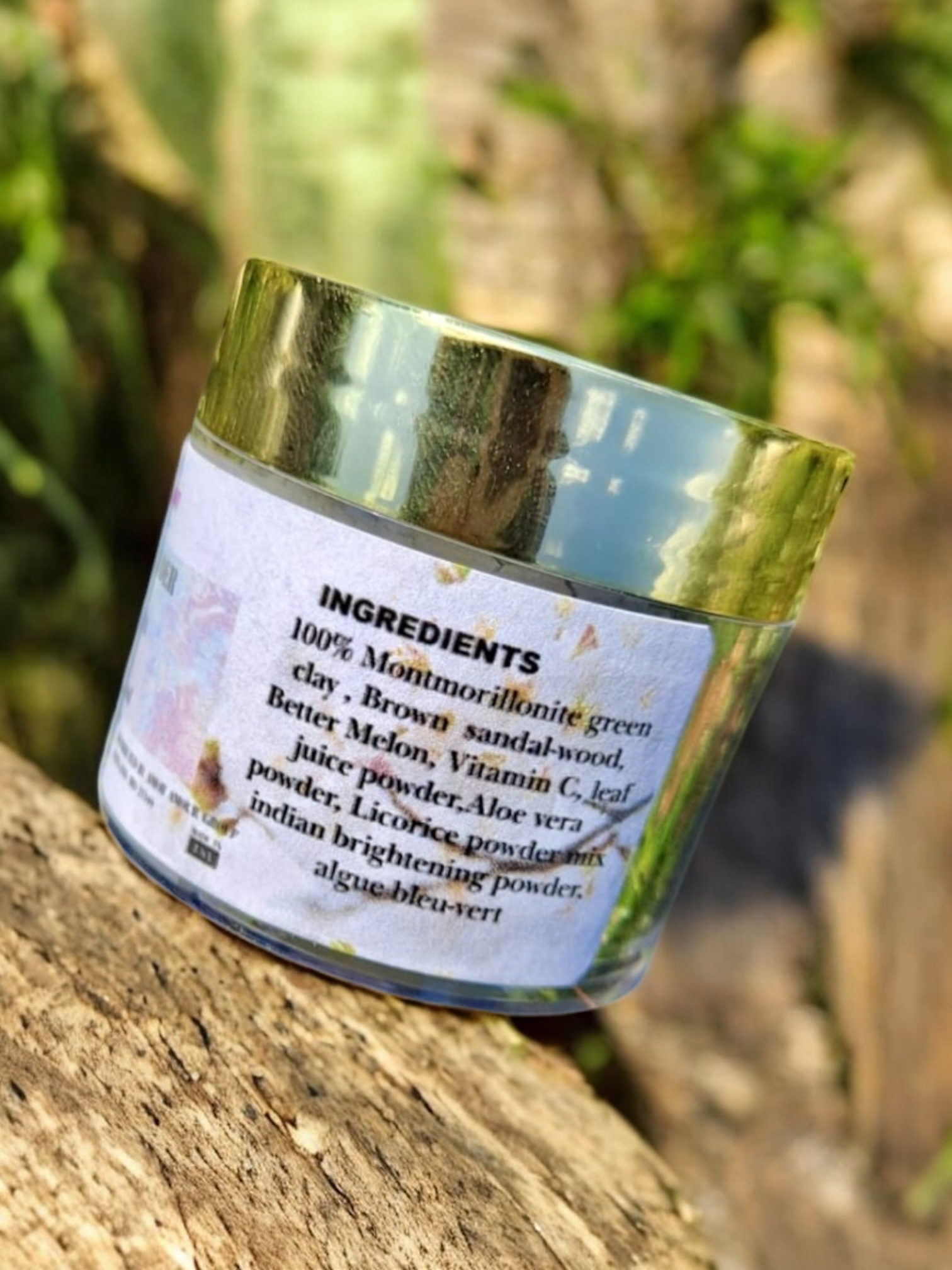 Green Clay Powder With Indian Mix Powder - Image 3