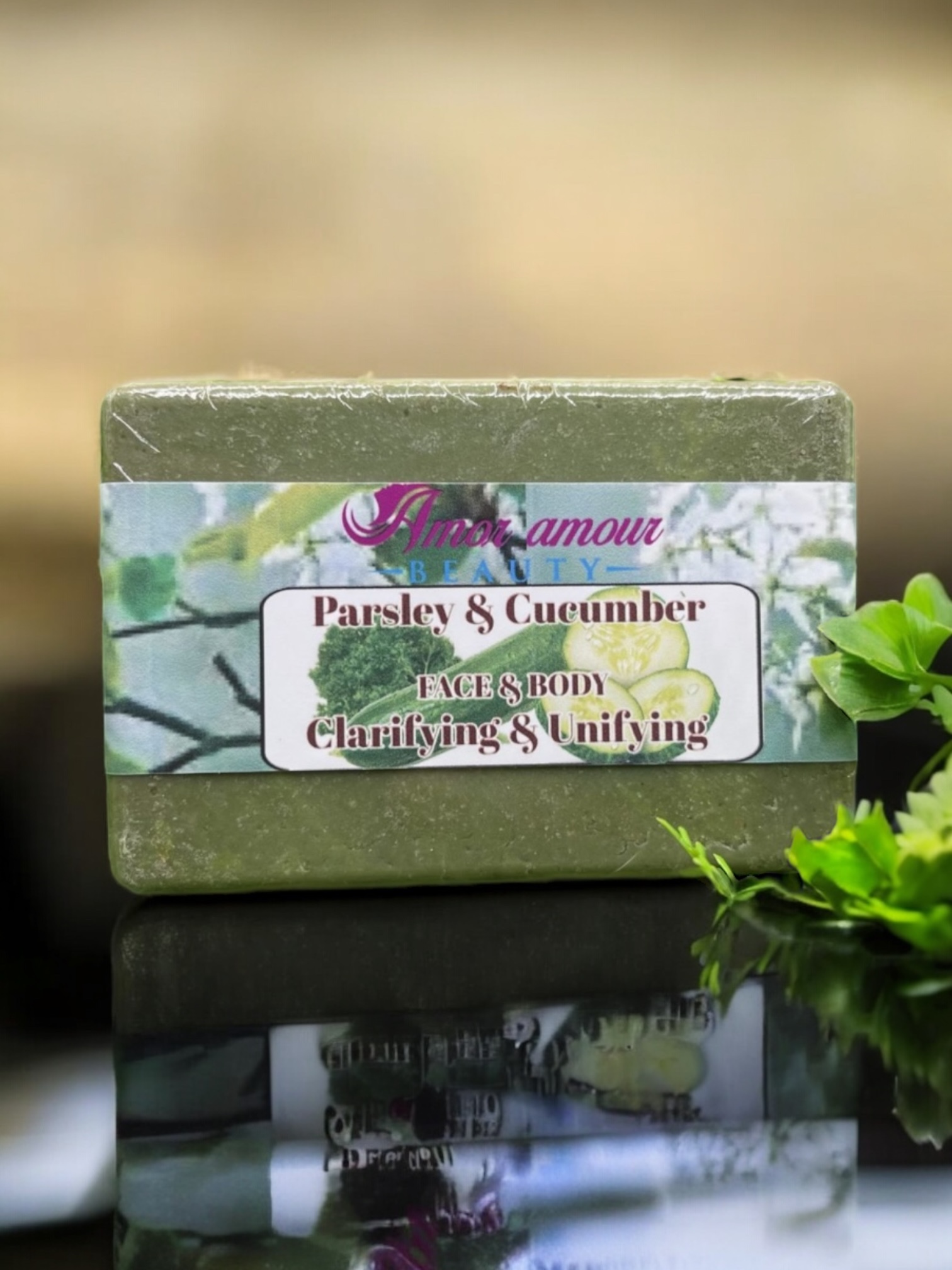 Parsley & Cucumber Soap ( Park of 1)