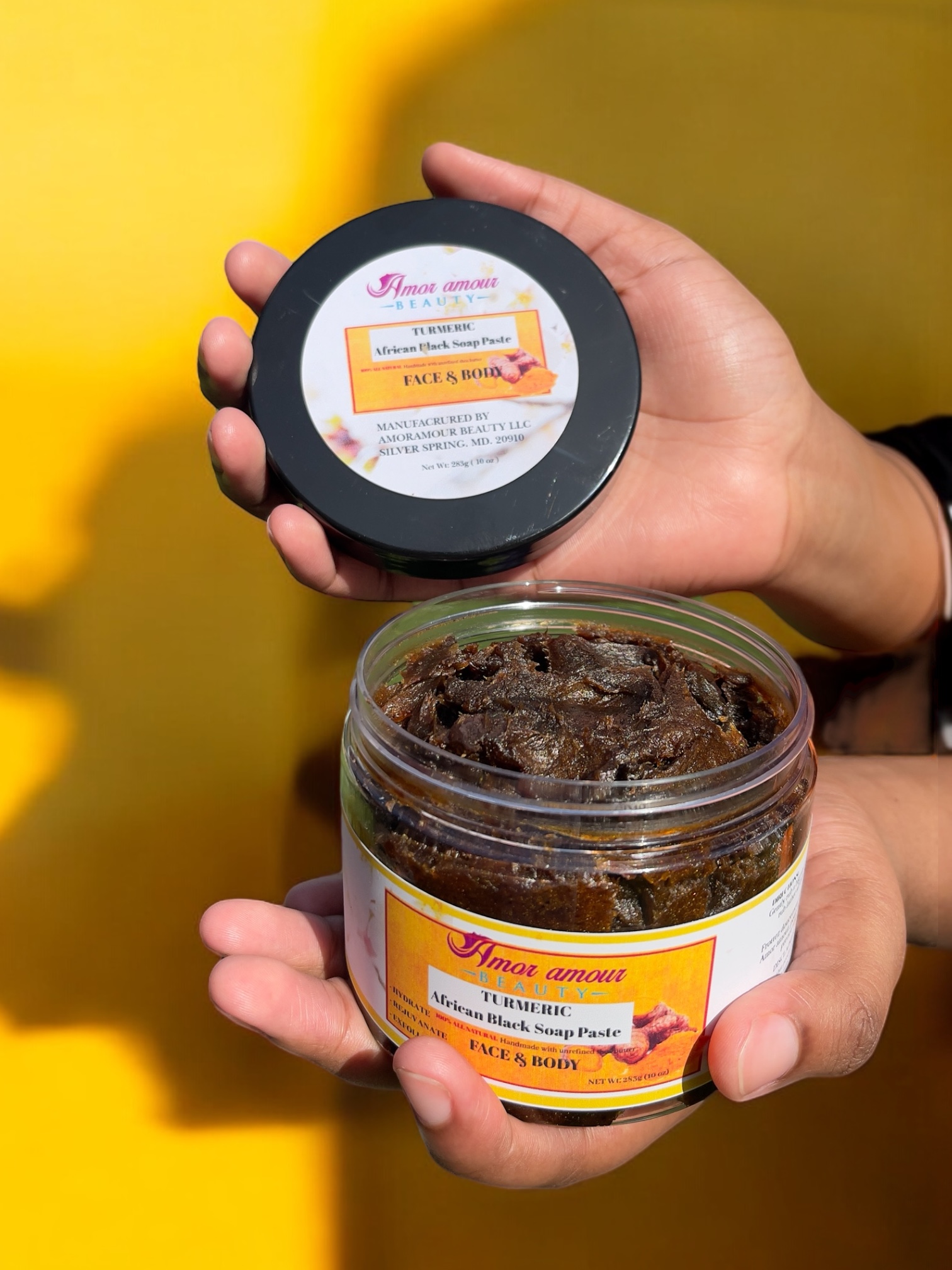 Turmeric African Black Paste Soap - Image 4