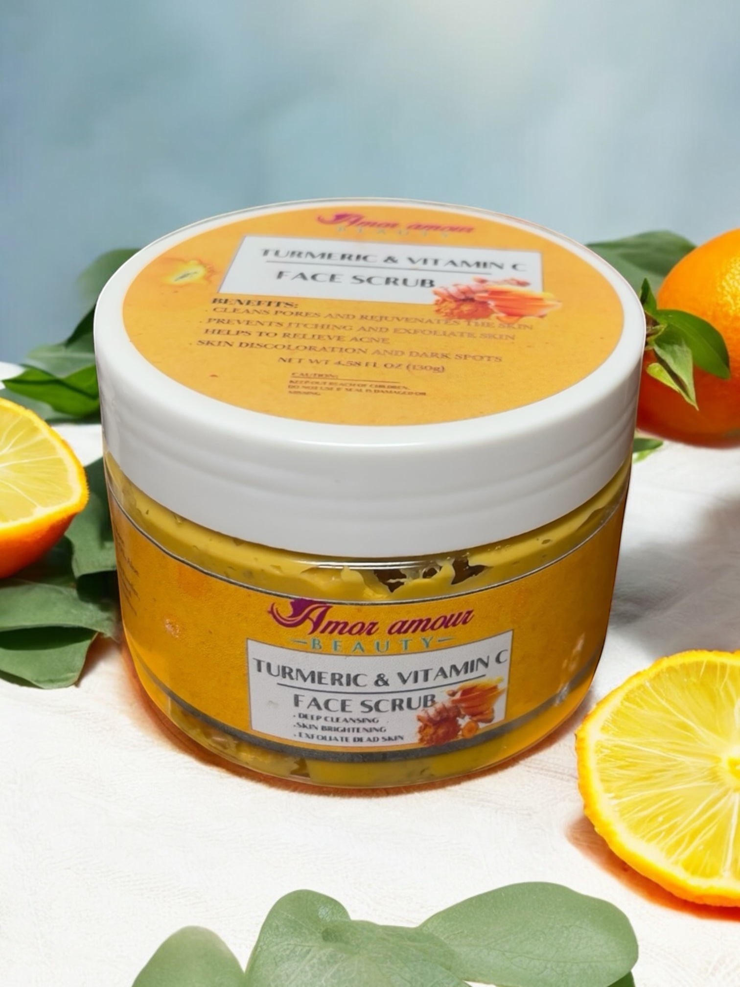 Turmeric & Vitamin C Face Mask and Scrub - Image 2